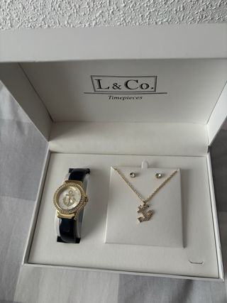 Set di Orologi e Gioielli Dorato