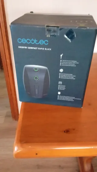 Cecotec Freidora de Aire Negra