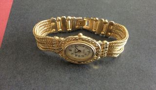 Orologio vintage dorato da donna