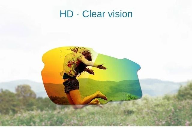 Gafas de deporte amarillas, noche, ciclismo, TV