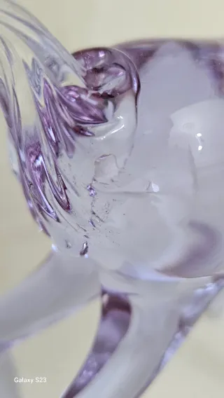 Scultura cavallo vetro Murano vintage anni '70