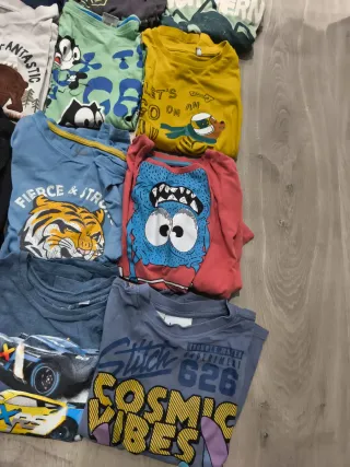 Lote 15 camisetas manga larga 8A