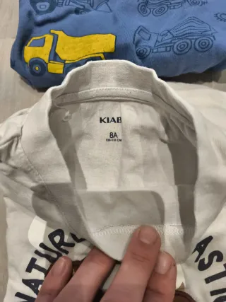 Lote 15 camisetas manga larga 8A