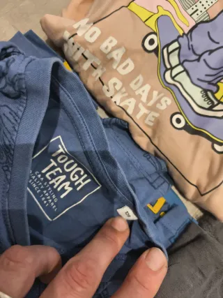 Lote 15 camisetas manga larga 8A