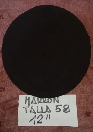 Boina Vasca Elosegui Marrón Talla 58