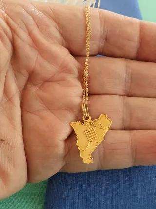 Colgante Cataluña Oro 18kl