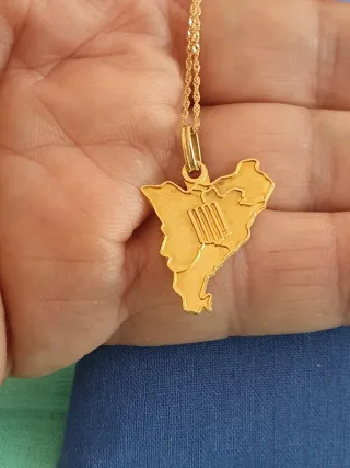 Colgante Cataluña Oro 18kl