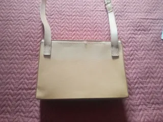 Bolso de cuero artesanal cuero curtido natural