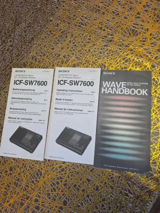 Sony ICF-SW7600 Receptor Onda Corta