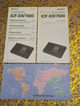 Sony ICF-SW7600 Receptor Onda Corta