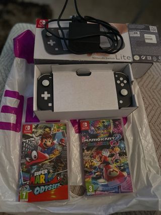 Nintendo Switch Lite Grigio + Giochi