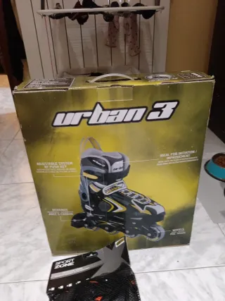 Patines en línea Urban 3 Talla 40-43 + Proteccione