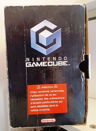 Caja Nintendo Game Cube Morada Vacía