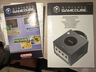 Caja Nintendo Game Cube Morada Vacía