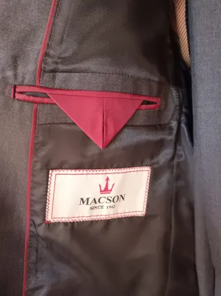 Traje Macson Gris Hombre