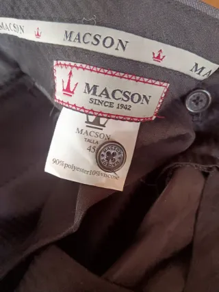 Traje Macson Gris Hombre