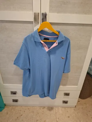 Polo spagñolo manga corta azul Talla L
