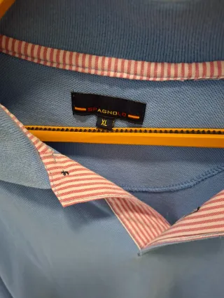 Polo spagñolo manga corta azul Talla L