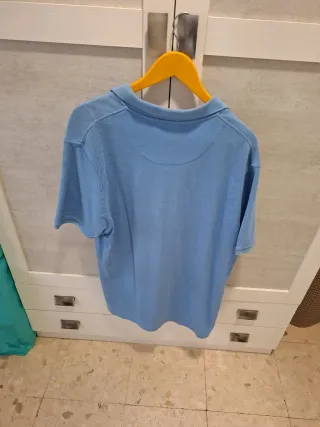 Polo spagñolo manga corta azul Talla L