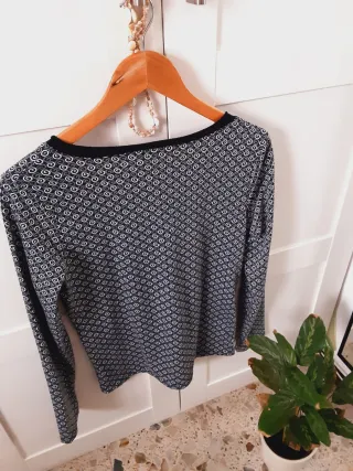 Camiseta manga larga New Woman estampada