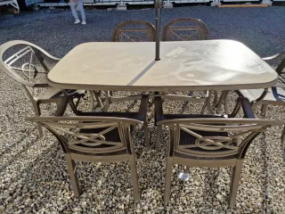 Conjunto Mesa y Sillas Exterior