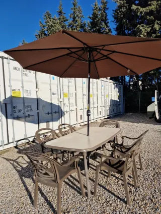 Conjunto Mesa y Sillas Exterior