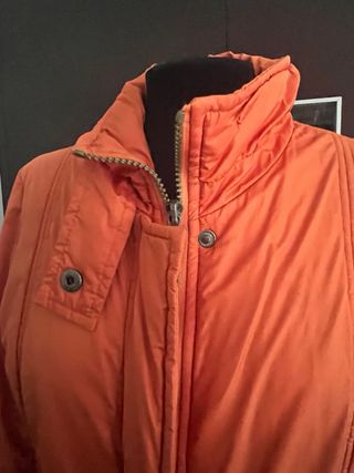 Cazadora naranja mujer