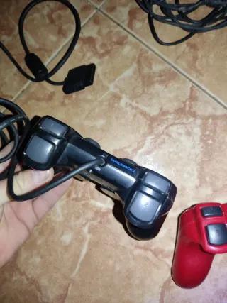 Consola PS2 con controller e accessori
