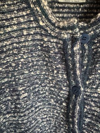 Giacchino Oris bouclé con bottoni