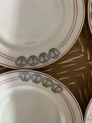 Set 5 piatti decorati