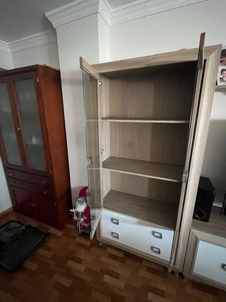 Mueble TV y Vitrina