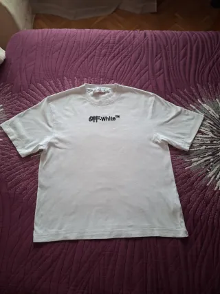Camiseta Off-White Blanca Chico