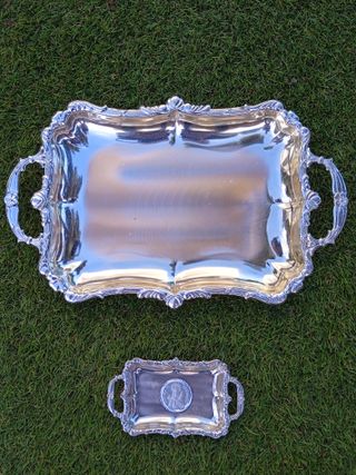 Bandejas de metal decorativas