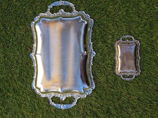 Bandejas de metal decorativas