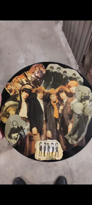 3 Dischi Vinile da Appendere