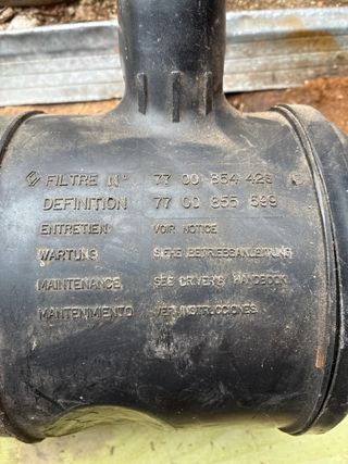 Renault 19 TD Caja filtro aire