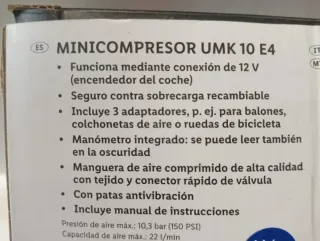 Compresor Coche Ultimate Speed 12V 12V