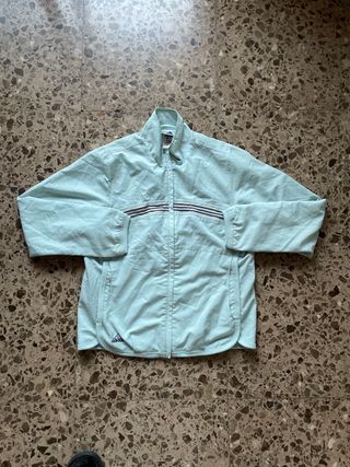 Cortavientos Adidas Vintage 90s Azul Claro