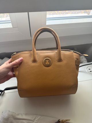 Bolso Tous Piel Marrón Dorado