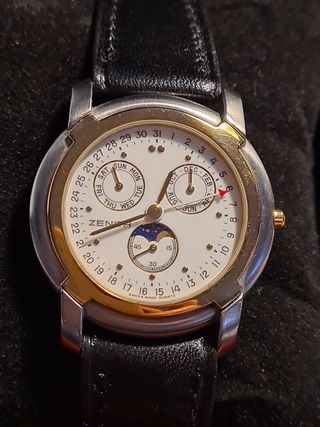 Reloj Zenith acero y oro