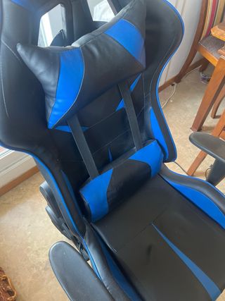Silla Gamer/Escritorio Negra y Azul