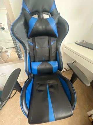 Silla Gamer/Escritorio Negra y Azul