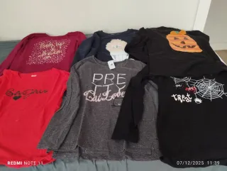 Set di Abbigliamento per Bambina: Magliette e Felpa