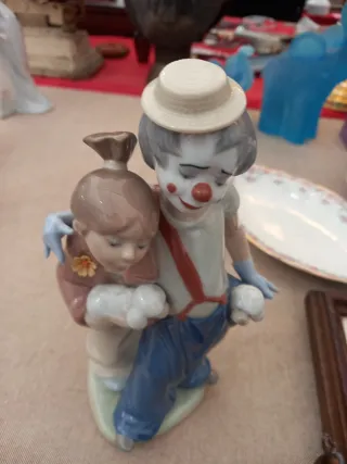 Figura Lladró payasos con perros