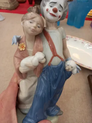 Figura Lladró payasos con perros