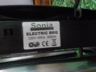 Barbacoa Eléctrica Sonia RS-383 2000W
