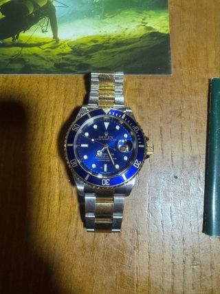 Rolex Submariner Acero y Oro Esfera Azul