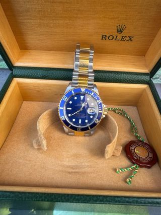 Rolex Submariner Acero y Oro Esfera Azul