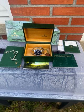 Rolex Submariner Acero y Oro Esfera Azul