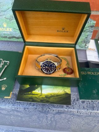 Rolex Submariner Acero y Oro Esfera Azul